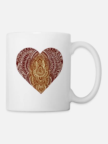 Coeur | cœur - Mug blanc - blanc