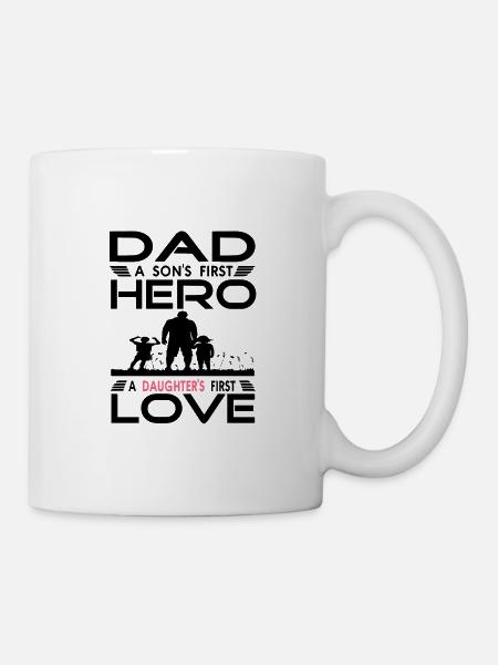 Vater und Tochter Geschenk - Tasse - Weiß