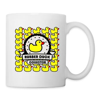 Canard en caoutchouc à collectionner drôle de canard en caoutchouc - Mug blanc - blanc - Droite
