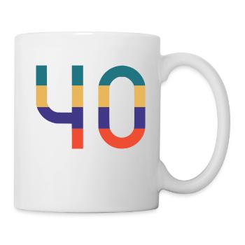 The number 40 - Mug - white - Right