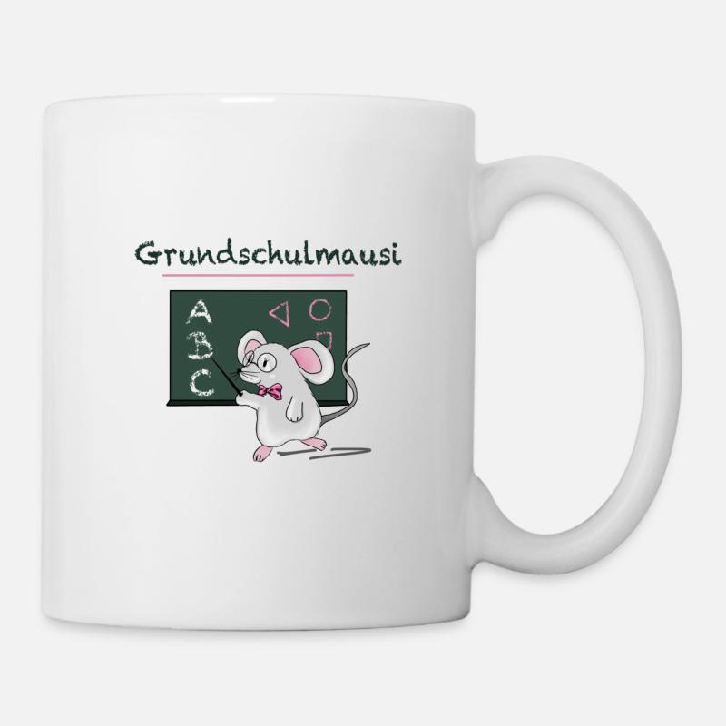 Grundschulmausi - Tasse - Weiß