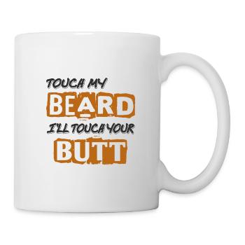 Beard Bearded Full Beard Beard Beard Gift - Mug - white - Right