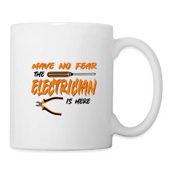 électricien - Mug blanc - blanc - Droite