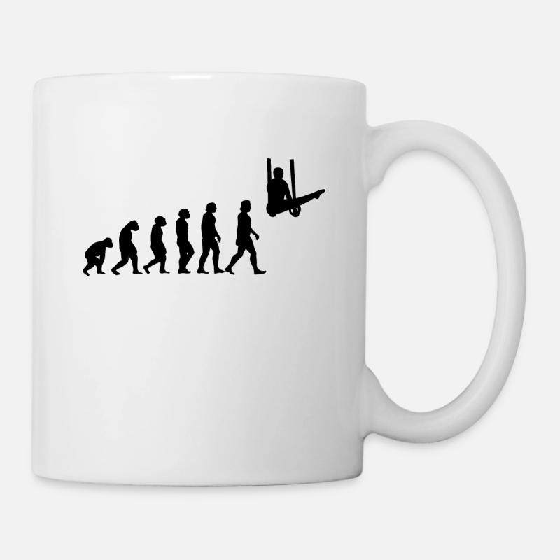 Turner Rings Gymnastique Calisthenics L Sit Rings - Mug blanc - blanc