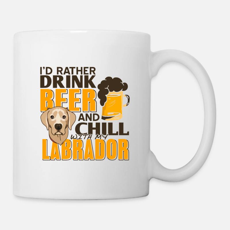 Labrador - Tasse - Weiß