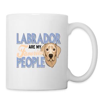 Labrador - Tasse - Weiß - Rechts