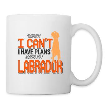 Labrador - Tasse - Weiß - Rechts