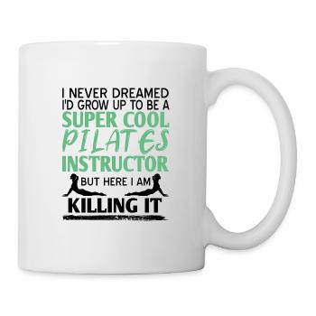 Pilates - Tasse - Weiß - Rechts