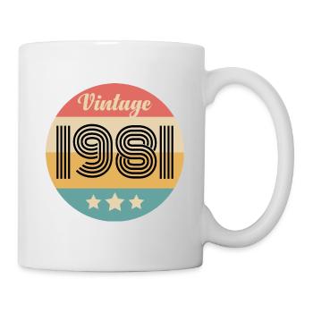 VINTAGE 1981 - Mug - white - Right