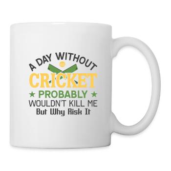 Cricket cricketer cricket sport gift - Mug - white - Right