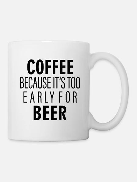 café - Mug blanc - blanc