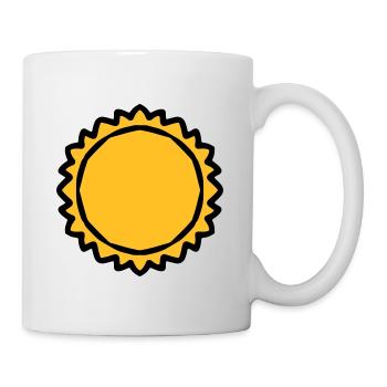 Thick big sun - Mug - white - Right