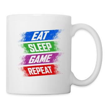 Spieler - Tasse - Weiß - Rechts