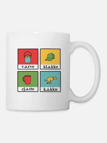 west vlaams 1 varve klakke zjatte kakkn - Mok - wit