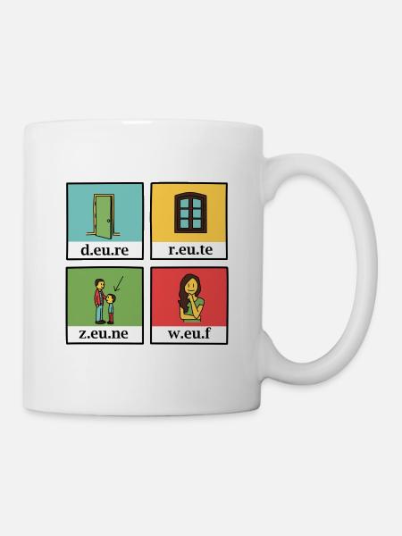 west vlaams 1 deure reute zeune weuf - Mok - wit
