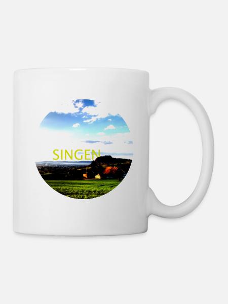 Singing Htwl Sunrise March Hohentwiel - Mug - white