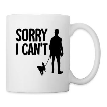 Dog gassi funny saying - Mug - white - Right