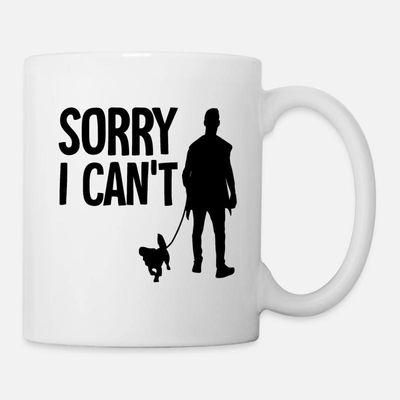 Hund gassi lustiger spruch - Tasse - Weiß