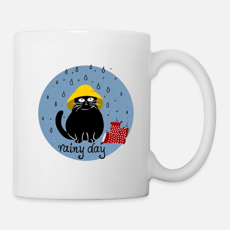 rainy days - Mug - white