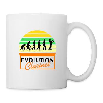 Klarinette - Tasse - Weiß - Rechts