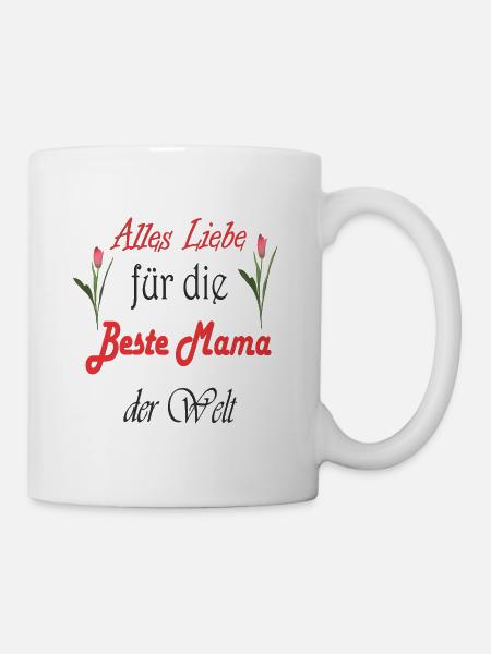 beste Mama - Tasse - Weiß
