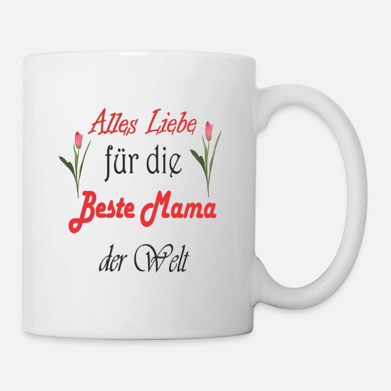 beste Mama - Tasse - Weiß
