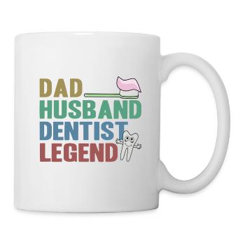 Zahnarzt - Tasse - Weiß - Rechts