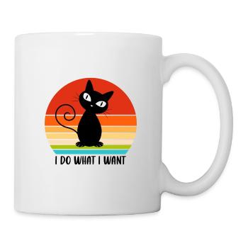 I do what i want - Tasse - Weiß - Rechts