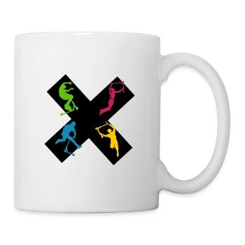 Freestyle-Roller - Tasse - Weiß - Rechts