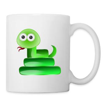 Reptile serpent - Mug blanc - blanc - Droite