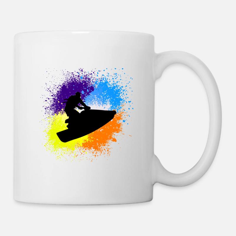 jet ski - Mug blanc - blanc