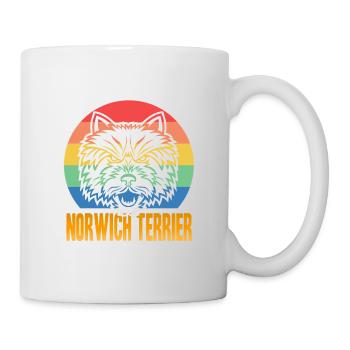Norwich Terrier - Mug - white - Right