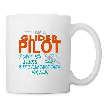 Gliding Glider pilots - Mug - white - Right