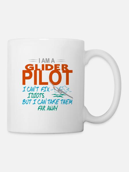 Segelfliegen Segelflieger - Tasse - Weiß