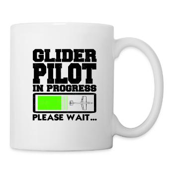 Gliding Glider pilots - Mug - white - Right