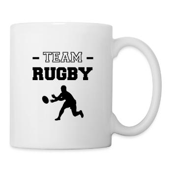 Rugby Team - Tasse - Weiß - Rechts