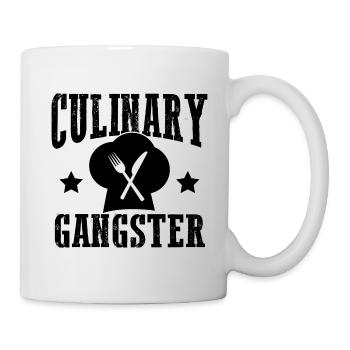koch gangster kochen - Tasse - Weiß - Rechts