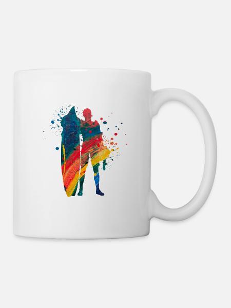 Surfing - Mug blanc - blanc