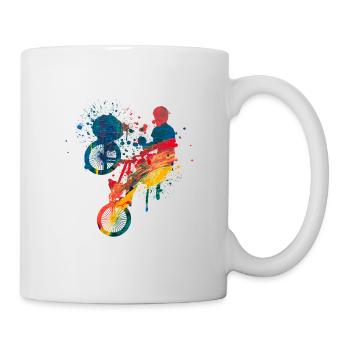 Bmx - Tasse - Weiß - Rechts
