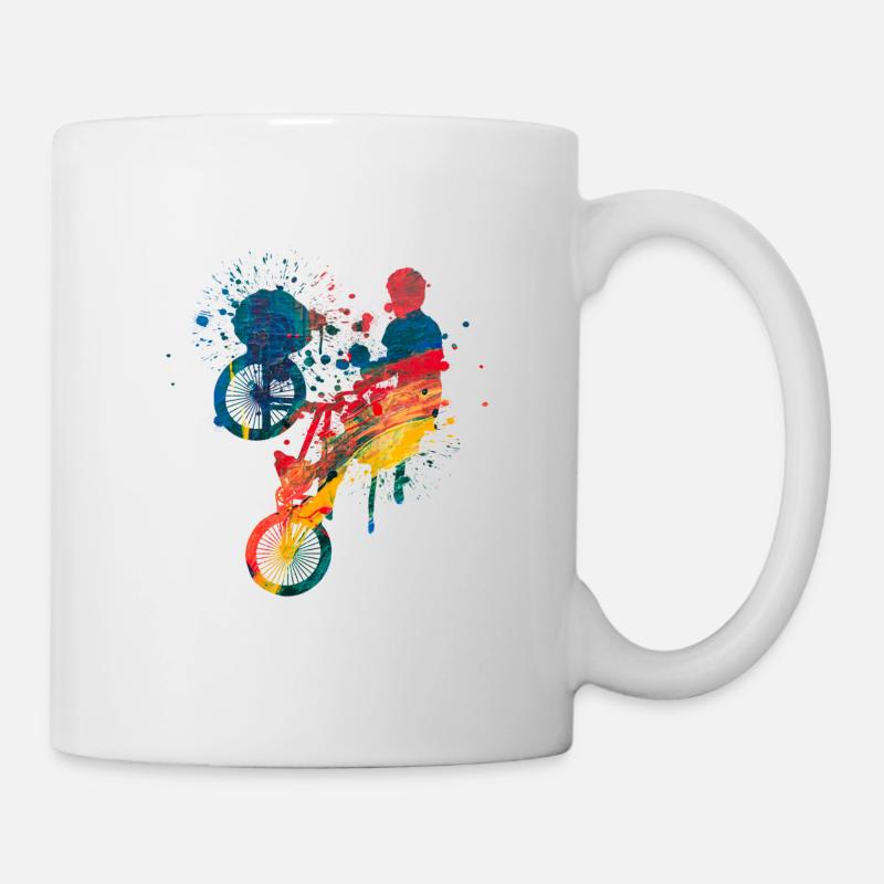 Bmx - Mug blanc - blanc