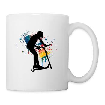 Freestyle-Roller - Tasse - Weiß - Rechts