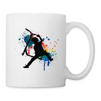 Freestyle-Roller - Tasse - Weiß - Rechts