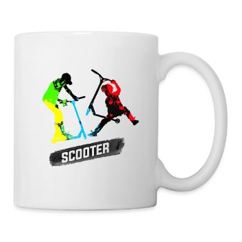 Freestyle-Roller - Tasse - Weiß - Rechts