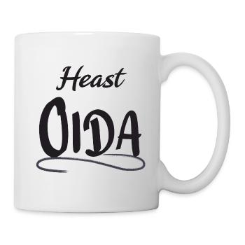heast oida - Tasse - Weiß - Rechts
