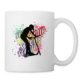 Freestyle-Roller - Tasse - Weiß - Rechts