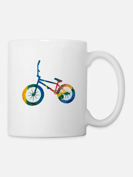 Bmx - Tasse - Weiß