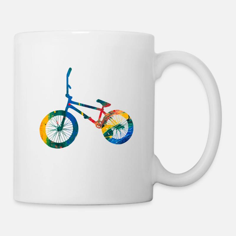 Bmx - Tasse - Weiß