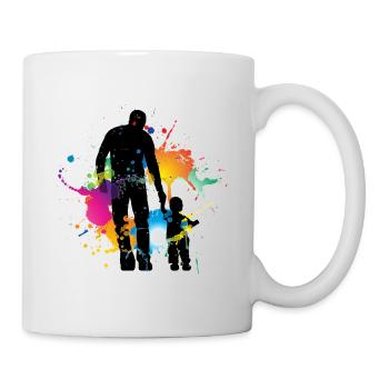 Vater und Tochter - Tasse - Weiß - Rechts