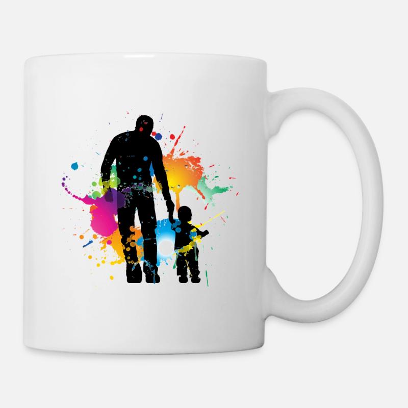 Père et fille - Mug blanc - blanc