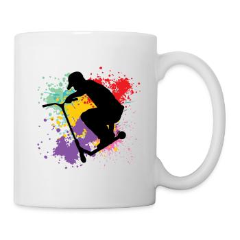 Freestyle Scooter - Tasse - Weiß - Rechts